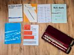 Zilveren Dwarsfluit + Boeken, Ophalen, Gebruikt