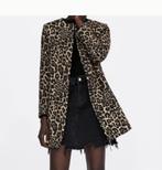 Zara Leopard Cheetah Animal Print blazer jas mt 38 CHCS, Zara, Maat 38/40 (M), Ophalen of Verzenden, Bruin