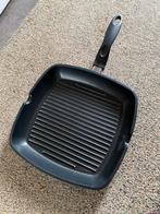Grillpan 28cmx 28 cm, Ophalen of Verzenden, Gebruikt, Koekenpan of Braadpan