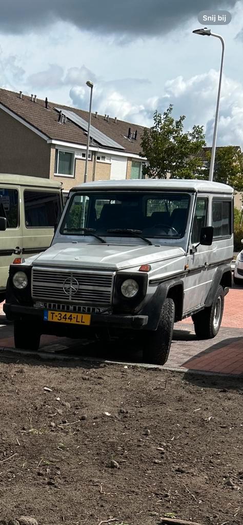 Mercedes-Benz Mercedes 1983 Grijs, Auto's, Mercedes-Benz, Particulier, G-Klasse, 4x4, Lichtmetalen velgen, Radio, Benzine, Hatchback