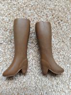 Barbie vintage schoenen laarzen zacht bruin jaren 70, Verzenden, Zo goed als nieuw, Accessoires