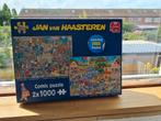 Jan van Haasteren Puzzel 2x1000 stukjes, Ophalen of Verzenden, 500 t/m 1500 stukjes, Zo goed als nieuw, Legpuzzel