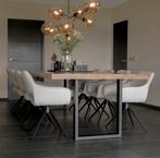 Stoelen Eetkamerstoelen Draaibaar Eettafel Stoel OUTLET ‼️, Huis en Inrichting, Stoelen, Overige kleuren, Draaibaar stoel fauteuil industrieel modern