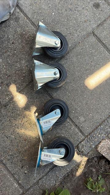 Zwenkwielen nieuw 100mm beschikbaar voor biedingen