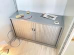 Metalen lage roldeurkast archiefkast met slot. Gispen., Ophalen, Gebruikt, Minder dan 100 cm, Met slot