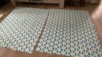 2 Vintage Retro Bewerkte Coupons stof orig jaren 60 nieuw, Overige kleuren, Ophalen of Verzenden, 30 tot 120 cm, Polyester