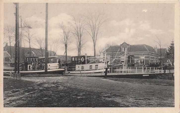 AY852 Stadkanaal met boot Zuidhorn ca. 1930 uitg. Mellens, Verzamelen, Ansichtkaarten | Nederland, Gelopen, Groningen, 1920 tot 1940