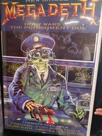 Megadeth Holy wars promo poster thrash metal hardrock rock, Ophalen of Verzenden, Nieuw, Poster, Artwork of Schilderij