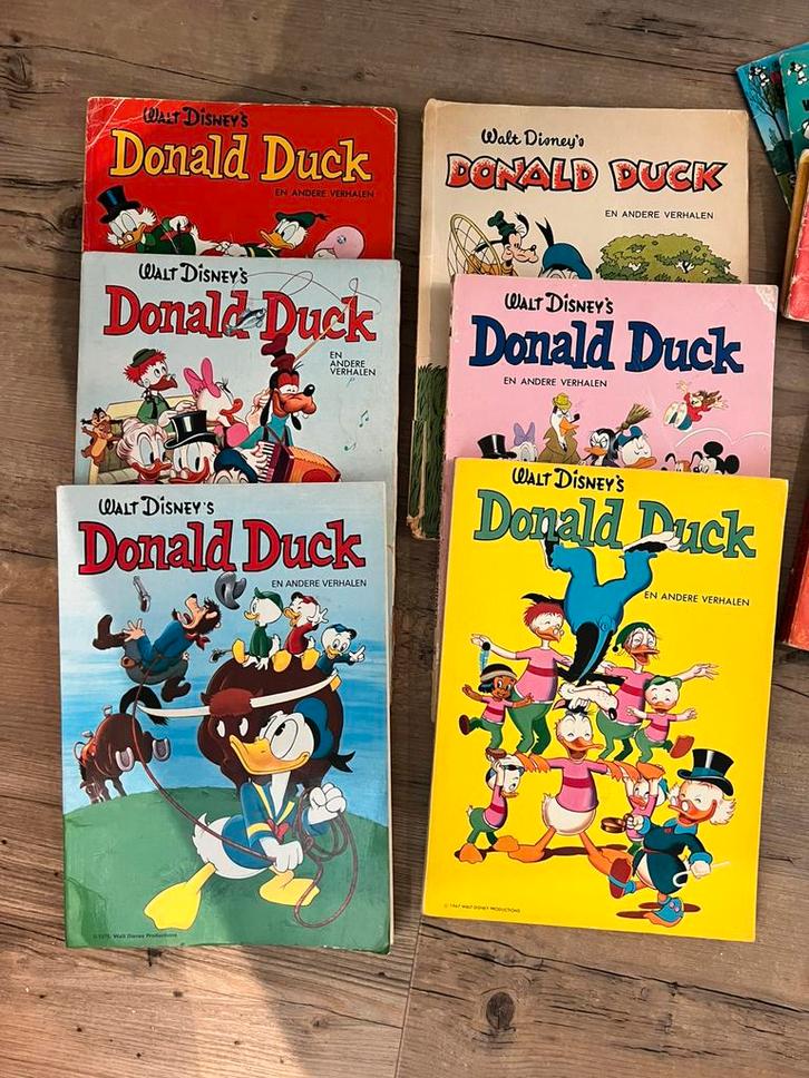 Grote collectie vintage Donald Duck pockets, Boeken, Stripboeken, Gelezen, Meerdere stripboeken, Ophalen