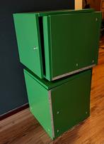 Groene inzetkastjes voor Ikea Kallax kast, Huis en Inrichting, Kasten | Lockerkasten, Ophalen, Zo goed als nieuw