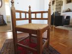 Eiken stoeltje, Ophalen, Gebruikt, Bruin, Vintage