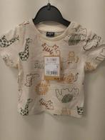 Baby Shirtje Maat 50 dierenprint, Jongetje of Meisje, Nieuw, Ophalen of Verzenden, Shirtje of Longsleeve