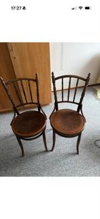 Thonet stoelen, Ophalen, Gebruikt, Twee, Bruin