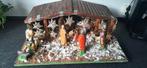 Kerststal inclusief beelden en verlichting., Hobby en Vrije tijd, Modelbouw | Figuren en Diorama's, Ophalen of Verzenden, Gebruikt
