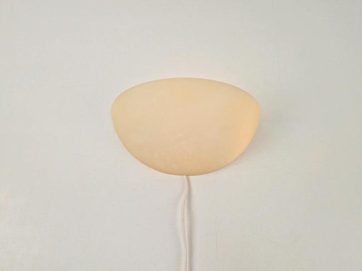 Vintage Albast wandlamp schelp 1980 Italy natuursteen, Huis en Inrichting, Lampen | Wandlampen, Gebruikt, Overige materialen, Ophalen of Verzenden