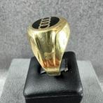Gouden Ring | 14k | 4,83g | Monogram Audi | mt21 | 400503, Sieraden, Tassen en Uiterlijk, Gebruikt, 20 of groter, Heer, Ophalen of Verzenden
