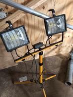 Bouwlamp dubbel led 400w, Doe-het-zelf en Verbouw, Bouwverlichting, Ophalen, Met statief, Zo goed als nieuw, 200 tot 500 watt