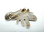 Zilveren broche, Corneille, 2002, 4 tot 7 cm, Gebruikt, Info@zilverwebsite.nl, Verzenden