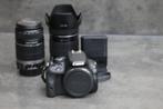 Canon Eos 100D set met 18-135 lens en 55-250 + extras, 18 Megapixel, Spiegelreflex, Canon, Ophalen of Verzenden