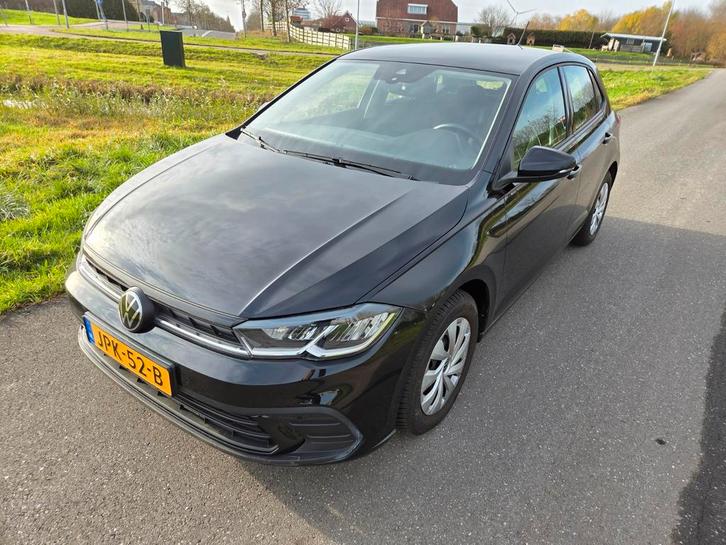 VW Polo 1.0 MPI|zwart|App-connect|airco|elek ramen/spiegels, Auto's, Volkswagen, Particulier, Polo, ABS, Airbags, Airconditioning