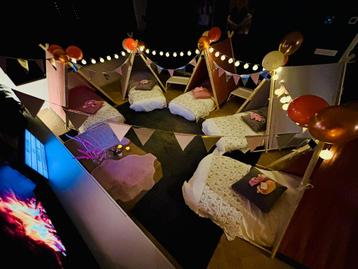 Kinderfeestje slaapfeestje voor jongens en meisjes beschikbaar voor biedingen