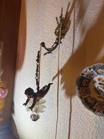 Antieke Wandlamp met Engel, Antiek en Kunst, Ophalen