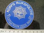 sticker plichtsgetrouw steeds paraat korps rijkspolitie logo, Verzamelen, Verzenden, Zo goed als nieuw, Bedrijf of Vereniging