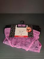 Kanten slip 2-pack zwart/roze maat S, Love my slip, Ophalen of Verzenden, Zwart, Slip
