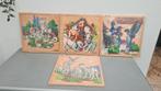 4 vintage houten puzzels van Rolf, Antiek en Kunst, Ophalen of Verzenden