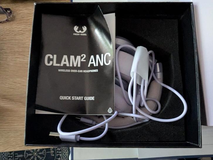 Fresh 'n Rebel Clam 2 ANC Koptelefoon - Zo goed als nieuw, Audio, Tv en Foto, Koptelefoons, Zo goed als nieuw, Over oor (circumaural)