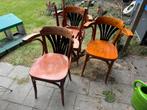 4x thonet / kroeg stoelen, Huis en Inrichting, Stoelen, Ophalen, Gebruikt, Bruin, Thonet