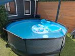zwembad met overkapping Exit Frame Pool 300x76cm, Tuin en Terras, Zwembaden, Ophalen, Rond, Zo goed als nieuw, Opzetzwembad