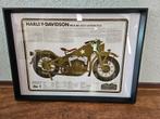 Prachtige vintage poster 1975 Harley Davidson wla 45, HD, ., Ophalen of Verzenden, Duitsland