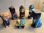 Kerststal beeldjes katten, Ophalen of Verzenden, Zo goed als nieuw, Dier