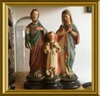 Oud gipsen beeld heilige familie, Maria, Jozef, Jezus, Antiek en Kunst, Antiek | Religie, Ophalen of Verzenden