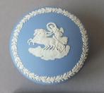 Wedgewood Jasperware Dekseldoosje - blauw - Engeland, Ophalen of Verzenden