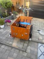 Bakfiets Polak Cangoo easy-e army green, 4 kinderen of meer, Elektrisch, Zo goed als nieuw, Ophalen