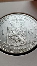 Zeldzaam jaar | 1 gulden 1905 | Hele mooie munt!, Postzegels en Munten, Munten | Nederland, 1 gulden, Zilver, Ophalen of Verzenden
