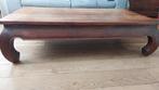 Grote opium salontafel teak massiv 150 cm x 80 cm, Huis en Inrichting, Ophalen