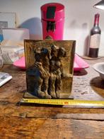 bronzen mensfiguurtjes op een bankje, Antiek en Kunst, Kunst | Designobjecten, Ophalen of Verzenden