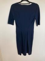 Japan TKY donkerblauwe travelstof jurk getailleerd maat S, Kleding | Dames, Maat 38/40 (M), Blauw, Japan TKY, Leidsevaartweg 1, 2106NA Heemstede