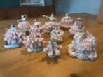 10 Dresden dames porseleinen beeldjes, Verzamelen, Beelden en Beeldjes, Ophalen, Zo goed als nieuw, Mens