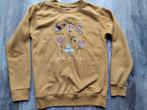 Sweater trui mosterd geel maat 146 truitje bloemen, Ophalen of Verzenden, Zo goed als nieuw, Meisje, Trui of Vest
