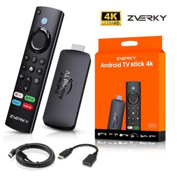 Zverky 4K Ultra HD Android TV Stick Inclusief Netflix en mee beschikbaar voor biedingen