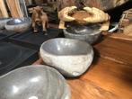 Wasbak waskom riverstone graniet marmer onyx versteend hout, Ophalen, Nieuw, 50 tot 100 cm, Minder dan 100 cm