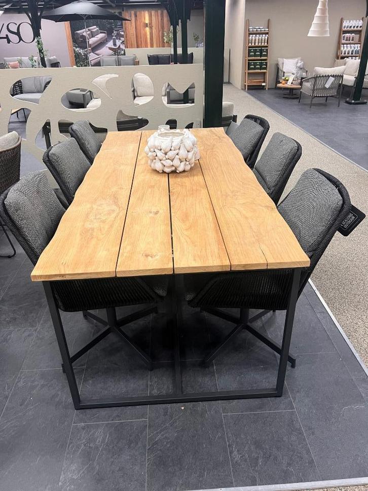 Tuinset Primavera | 4 Seasons Outdoor | Showroommodel, Tuin en Terras, Tuinsets en Loungesets, Gebruikt, Tuinset, Aluminium, 6 zitplaatsen