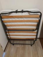 te koop logeerbed, Huis en Inrichting, Slaapkamer | Bedden, Verstelbaar, Eenpersoons, Zwart, Ophalen of Verzenden