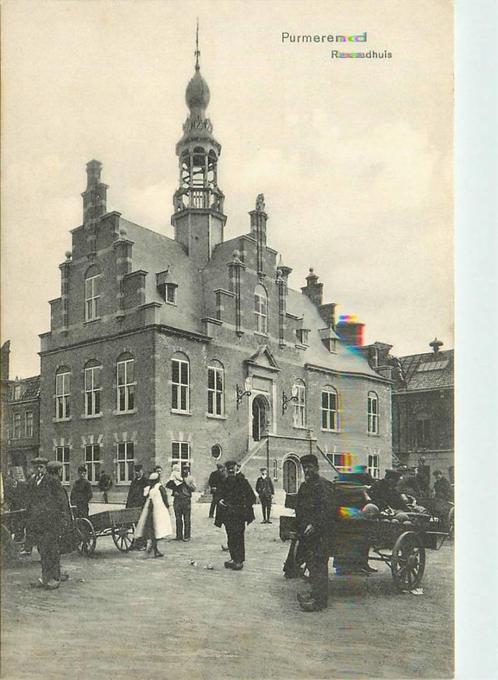 (388-218-021) Purmerend Raadhuis, Verzamelen, Ansichtkaarten | Nederland, Noord-Holland, Verzenden