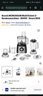 Bosch multitalent keukenmixer/blender set, Witgoed en Apparatuur, Keukenmixers, Gebruikt, Ophalen of Verzenden, 3 snelheden of meer