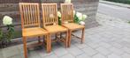 Eettafelstoelen, Huis en Inrichting, Stoelen, Ophalen, Gebruikt, Hout, Drie